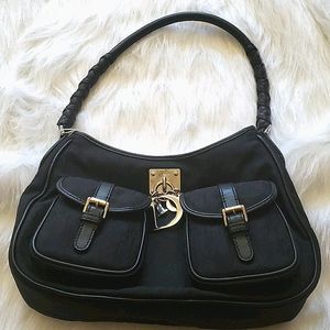 Christian Dior Monogram Shoulder Bag.